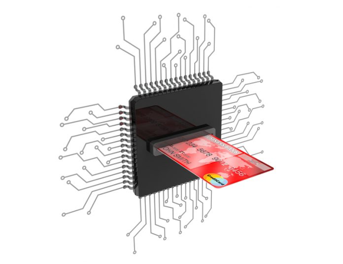 Digital Money Concept. Credit Card over Microchips with circuit | What Is Digital Money, BitcoinGlossary.org | What Is Digital Money, BitcoinGlossary.org